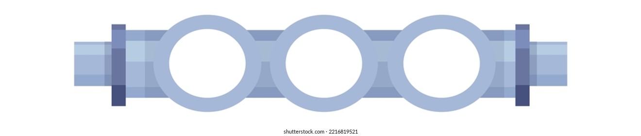 Rohr mit Sichtfenster-Illustration