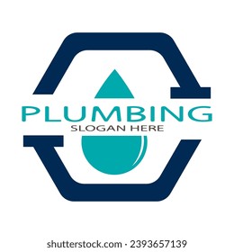 pipe water logo design template