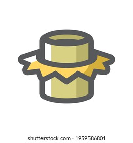 Pipe welding symbol Vector icon Cartoon illustration