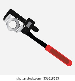 Pipe wrench handle