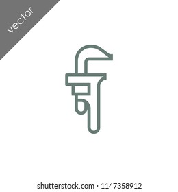 pipe wrench icon