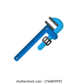 pipe wrench icon vector illustration design