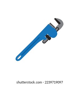 pipe wrench icon vector illustration symbol design