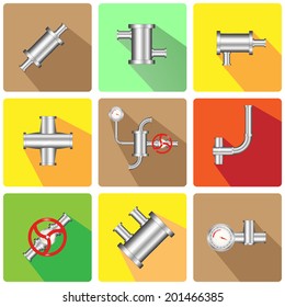 Pipeline elements icon app