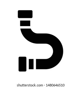 pipeline glyph flat vector icon