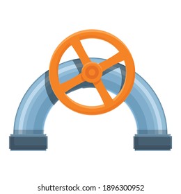 Pipeline icon. Cartoon of pipeline vector icon for web design isolated on white background