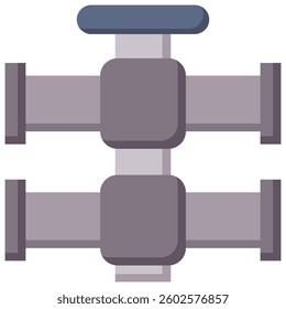 Pipeline Icon Element For Design And Vector
