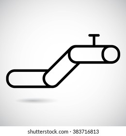 Pipeline icon. Vector art.