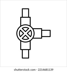 pipeline icon vector button logo symbol concept. vector illustration on white background.