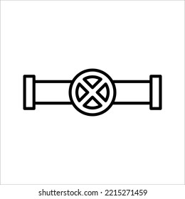 pipeline icon vector button logo symbol concept. vector illustration on white background.