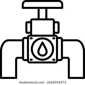 Pipelinelinienvektordesign