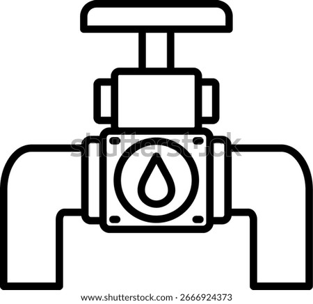 Pipeline Line vector Icon Design