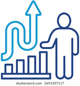 Icono de Vector simple y claro que ilustra una idea o función esencial