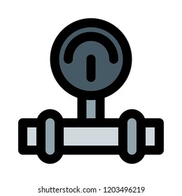 Pipeline pressure gauge