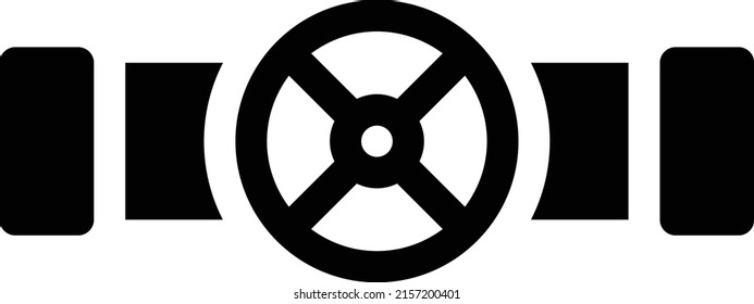 Pipeline-Vektorgrafik auf transparentem Hintergrund. Hochwertige Symbole. Glyphen Vektorsymbole für Konzept und Grafikdesign.