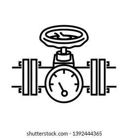 pipeline wedge gate valve icon