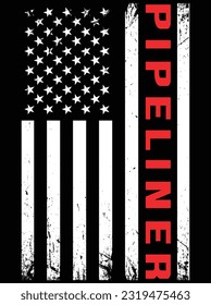 Pipeliner vector art design, eps file. design file for t-shirt. SVG, EPS cuttable design file