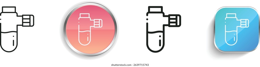 pipes icon. Thin Linear, Regular and Button Style Design Isolated On White Background