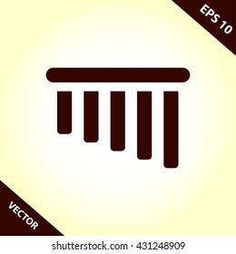 pipes icon. pipes vector illustration