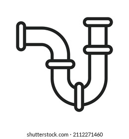 Pipes icon vector image. Can also be used for Physical Fitness. Suitable for mobile apps, web apps and print media.