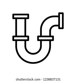 Pipes Vector Icon Stock Vector (Royalty Free) 1238837131 | Shutterstock