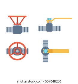 Pipes vector icons isolated.