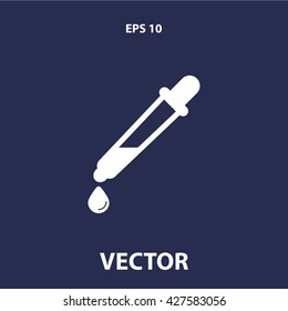 pipete icon. pipete vector illustration
