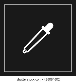 pipete icon. pipete vector illustration