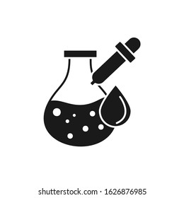 Pipette, blood, test icon. Simple hematology icons for ui and ux, website or mobile application
