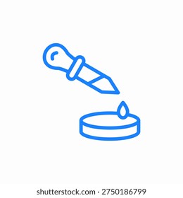 pipette experiment icon sign vector