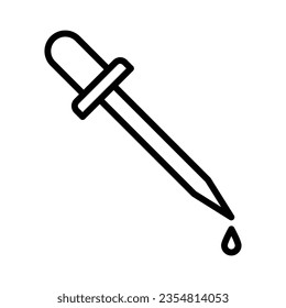 Pipette free medical and laboratory icon vector design illustration