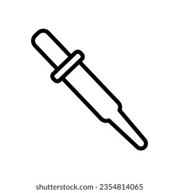 Pipette free medical and laboratory icon vector design illustration