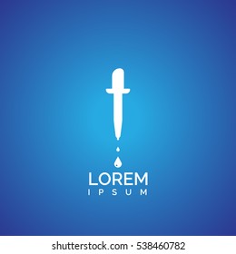pipette icon design