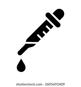 Pipette Icon Element for Design