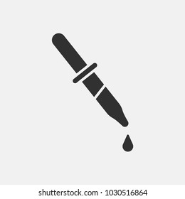 Pipette icon illustration isolated vector sign symbol