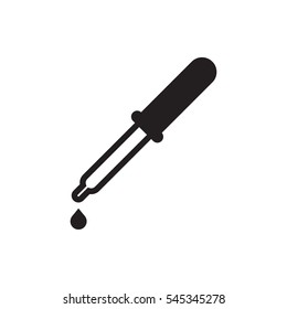 pipette icon illustration isolated vector sign symbol