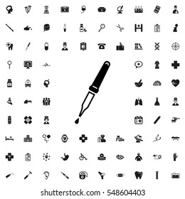 pipette icon illustration isolated vector sign symbol