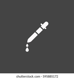 Pipette icon illustration isolated vector sign symbol