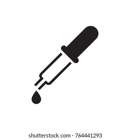 pipette icon illustration isolated vector sign symbol