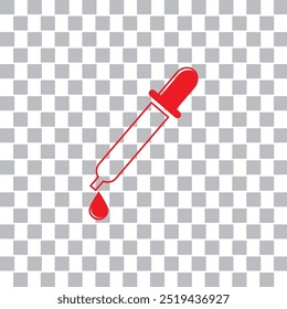 pipette icon , laboratory icon vector