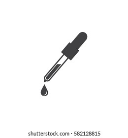 Pipette icon on the white background. Health Care Vector illustration
