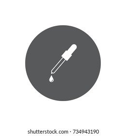 Pipette icon on the white background.