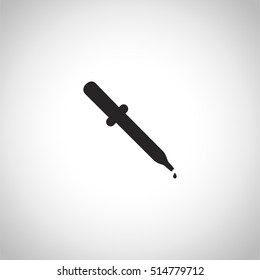 pipette icon. sign design