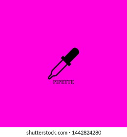 pipette icon sign signifier vector