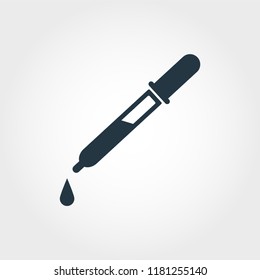 Pipette icon. Simple element illustration Pipette icon design from medicine collection. Line style icon design. Symbols for web design, apps, software, print.