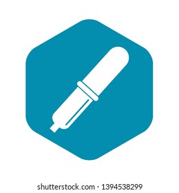 Pipette icon. Simple illustration of pipette vector icon for web