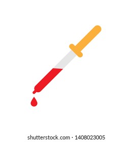 Pipette icon symbol simple design
