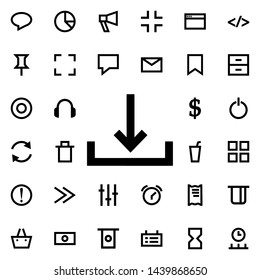pipette icon. Universal set of web for website design and development, app development