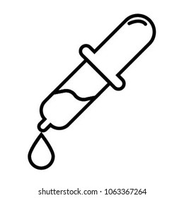 pipette icon vector