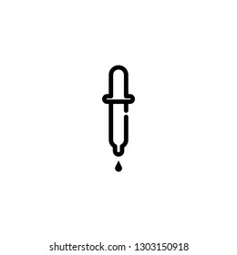 pipette icon vector